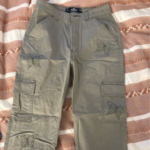 Hollister Olive Green Utility Pants